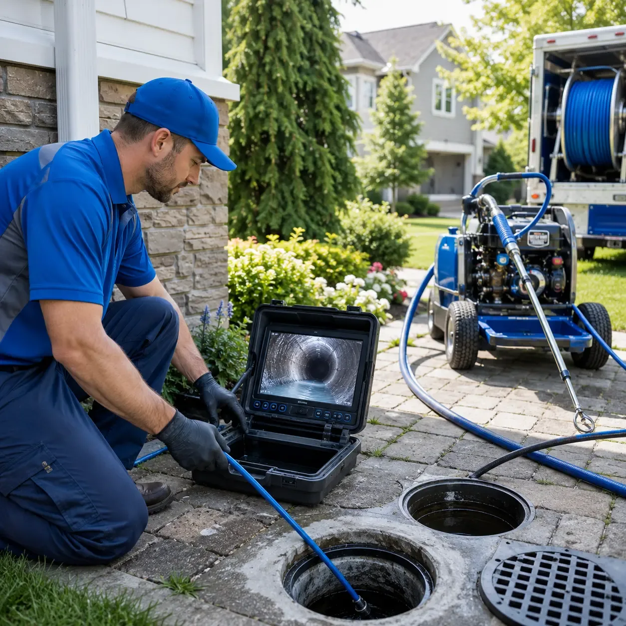 Outdoor drain cleaning professionals serving East Orleans, MA